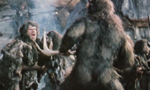Arterna konkurrerar i Jean-Jacques Annauds 80-talsfilm Kampen om elden.