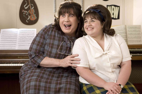 John Travolta i fatsuit och Nikki Blonsky utan i Hairspray
