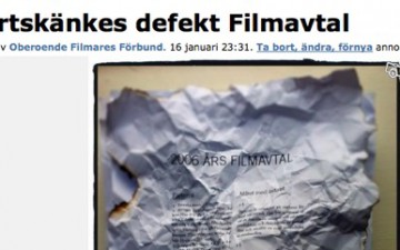 Filmavtalet bortskänkes på Blocket Filmavtalet bortskänkes på Blocket