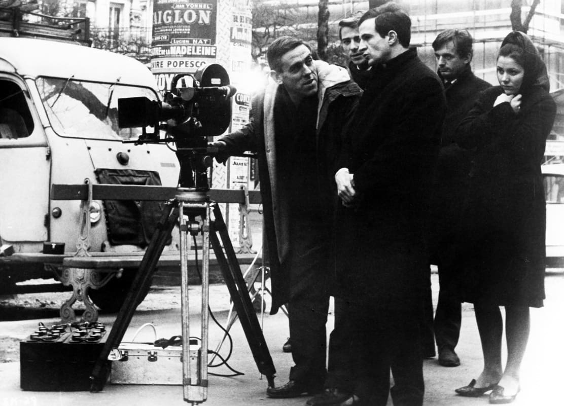 Raoul Coutard under inspelningen av Den lena huden (François Truffaut, 1964)