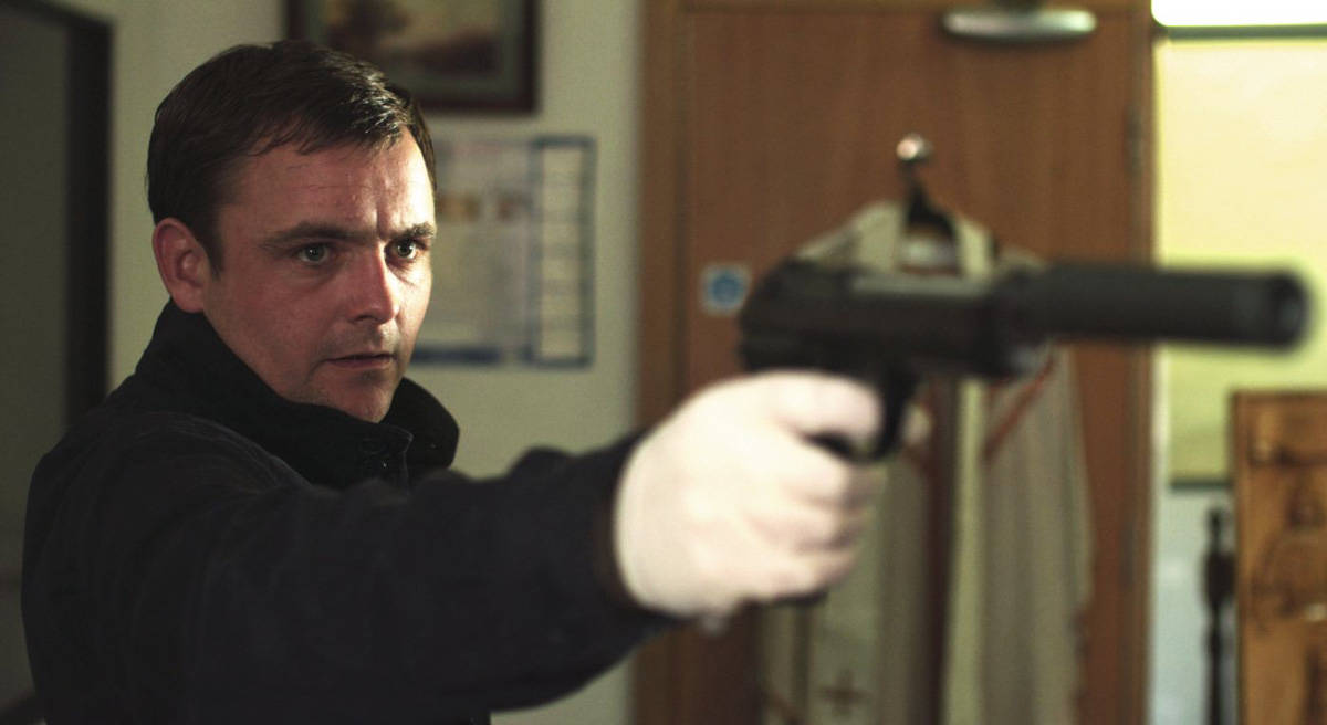 Neil Maskell spelar yrkesmördaren Jay i Ben Wheatleys genombrottsfilm Kill list från 2011.