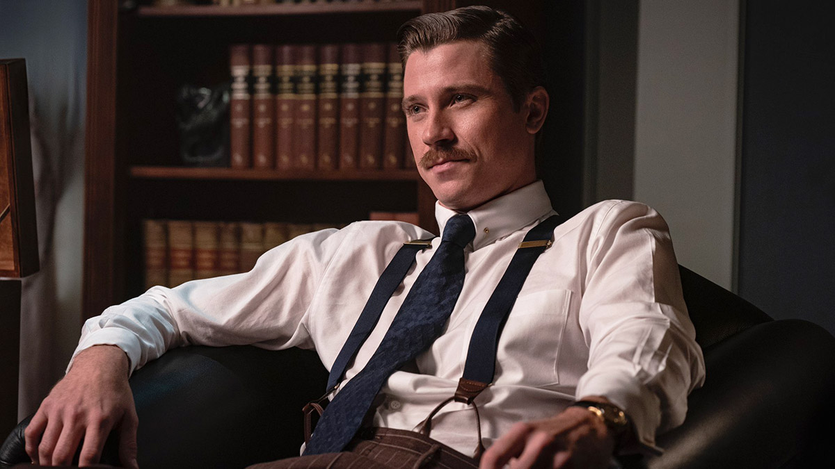 Garrett Hedlund i rollen som Harry J. Anslinger.